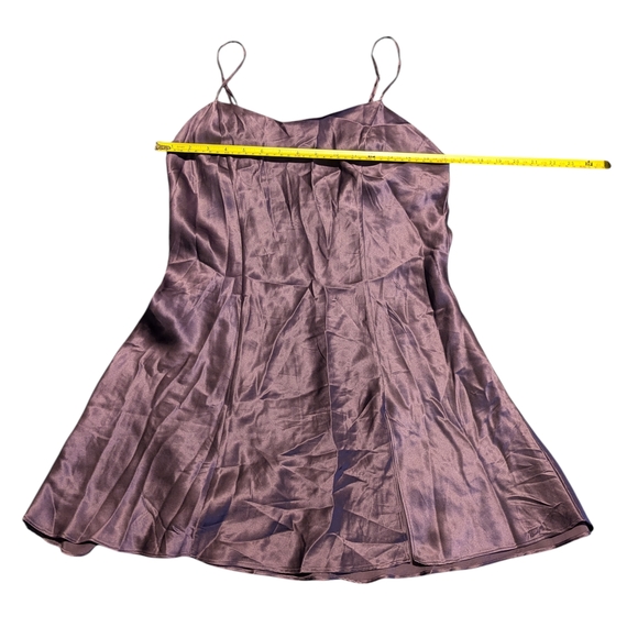 Victoria's Secret Mauve Silk Slip Dress M